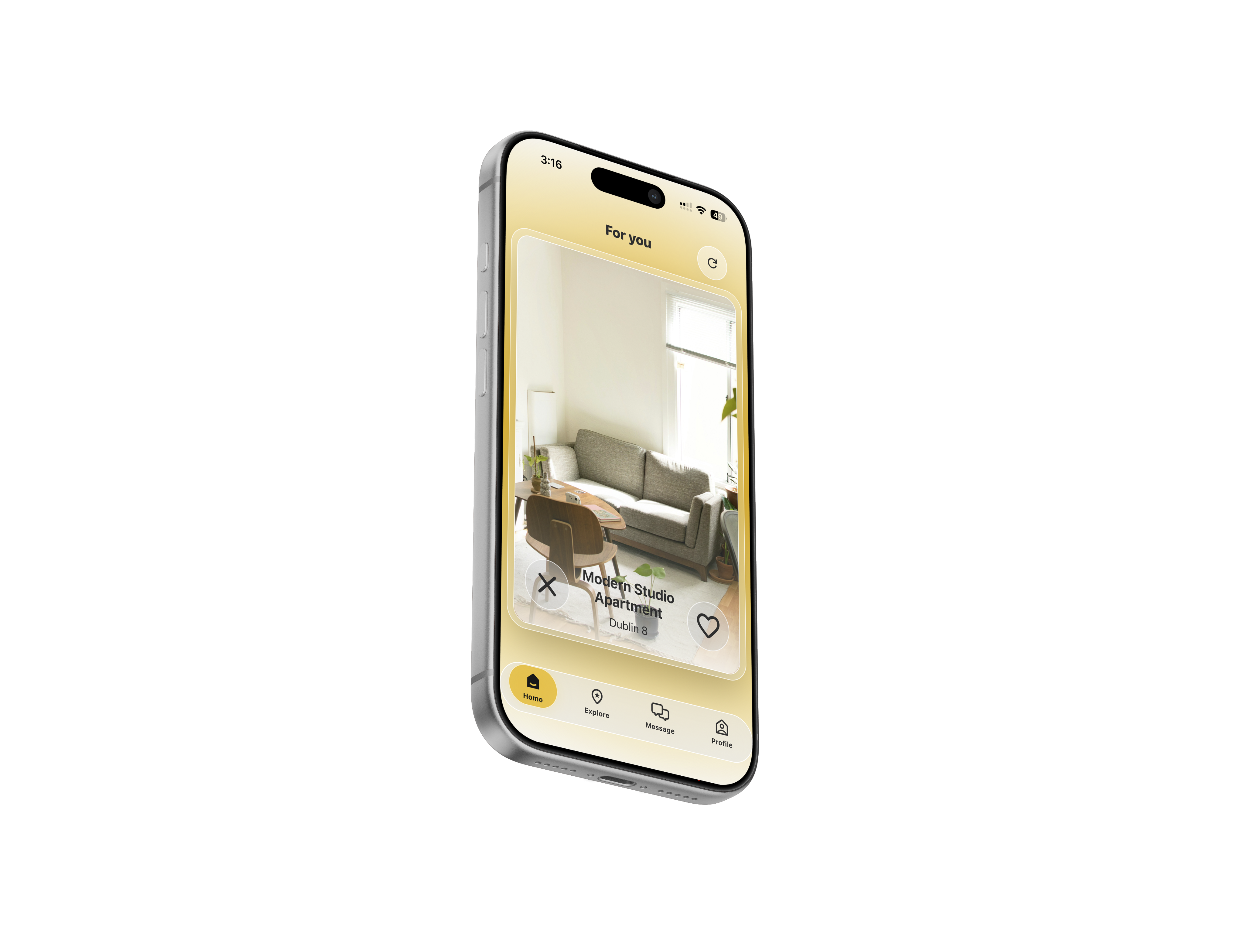 KnockKnock app shown on a phone